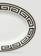 Labirinto Oval Platter in Black