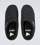 And Wander x Subu striped padded slippers