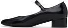 BY FAR Black Ginny Mary Jane Heels