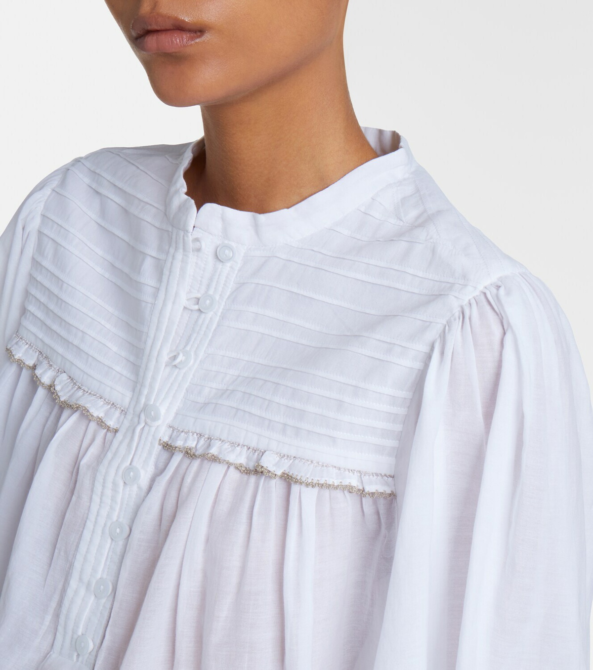 Marant Etoile Douna cotton-blend blouse