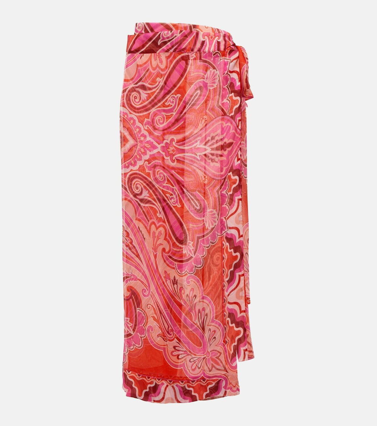 Etro - High-rise printed midi skirt Etro