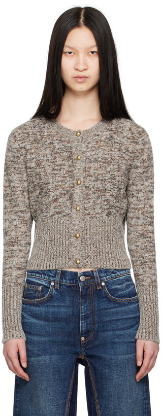 Photo: Stella McCartney Beige Crewneck Cardigan