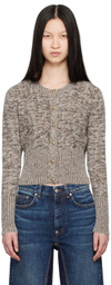 Stella McCartney Beige Crewneck Cardigan