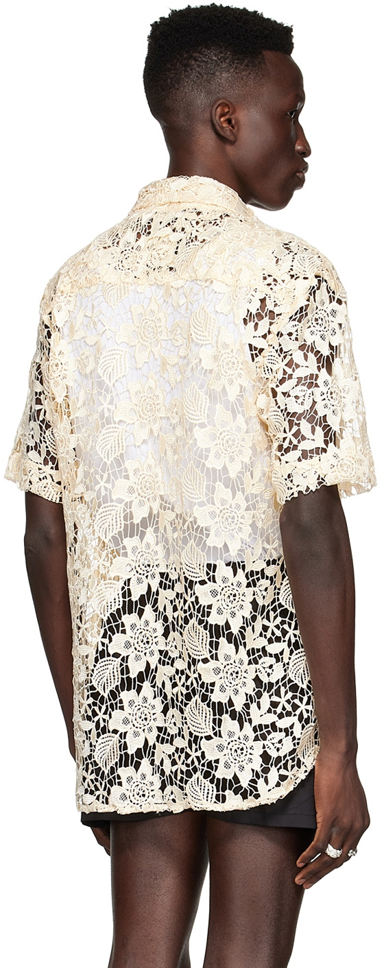 Tokyo James Beige Cotton Shirt