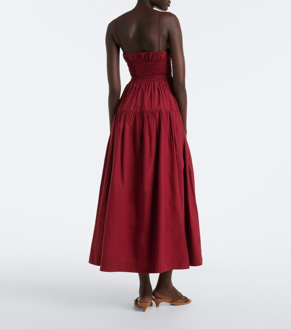 Dôen Safia cotton poplin maxi dress