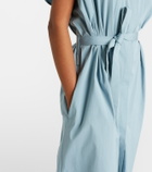 Jil Sander Belted cotton poplin shirt dress