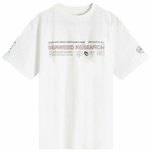 Space Available Men's Seaweed Research T-Shirt in Off White