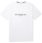 GIVENCHY - Slim-Fit Logo-Print Cotton-Jersey T-Shirt - White