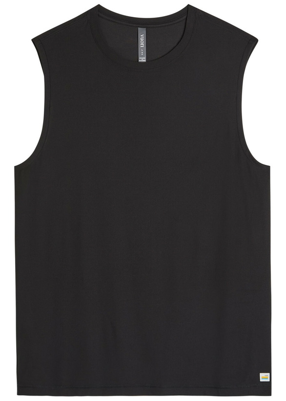 Photo: Vuori Strato Muscle Stretch-jersey Vest Black