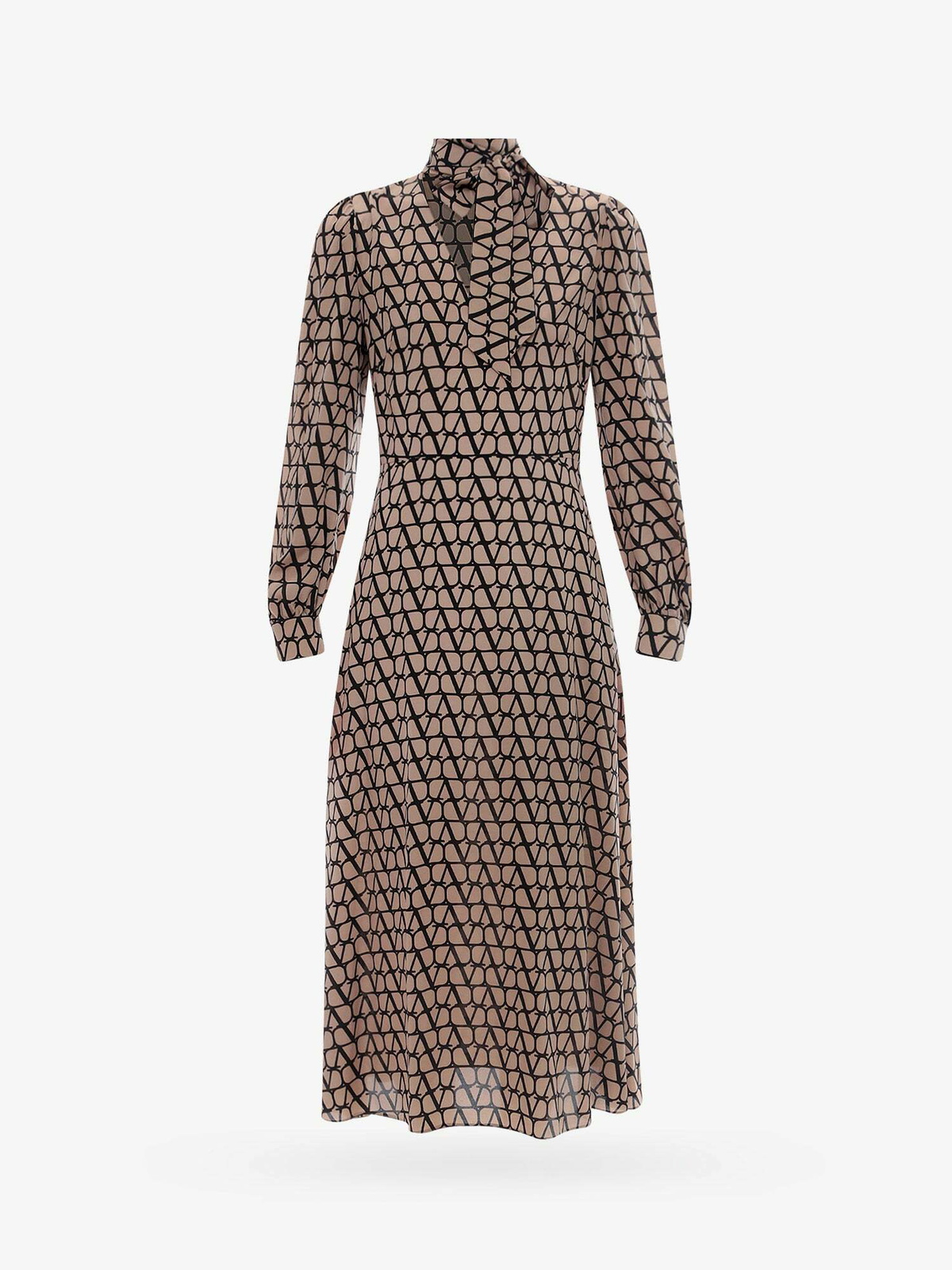 Valentino Dress Beige Womens Valentino