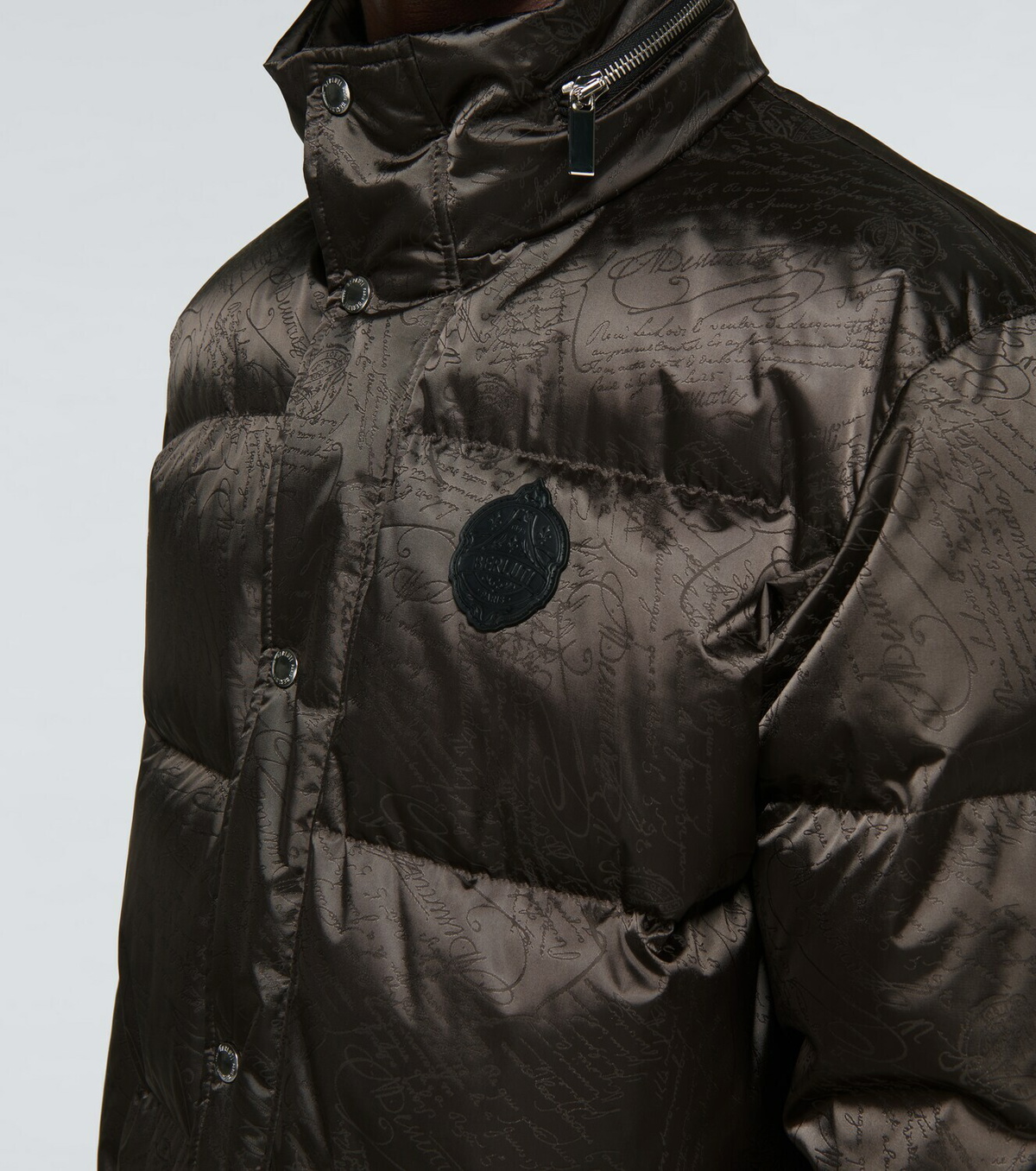 Homme Manteaux & Blousons | Berluti Gilet Sans Manches En Nylon Scritto
