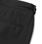 Ermenegildo Zegna - Slim-Fit Wool and Mohair-Blend Trousers - Black