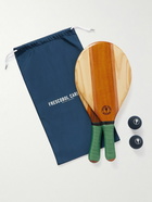 Frescobol Carioca - Trancoso Wooden Beach Bat and Ball Set