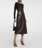 Stouls Maeve lamb leather T-shirt