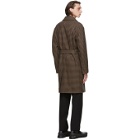 Mackintosh Brown Wool Double-Breasted Darvel Coat