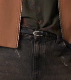 Our Legacy Billow studded leather belt