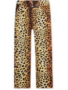 Endless Joy - Straight-Leg Leopard-Print TENCEL-Blend Trousers - Animal print