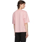 AMI Alexandre Mattiussi SSENSE Exclusive Pink Ami De Coeur T-Shirt