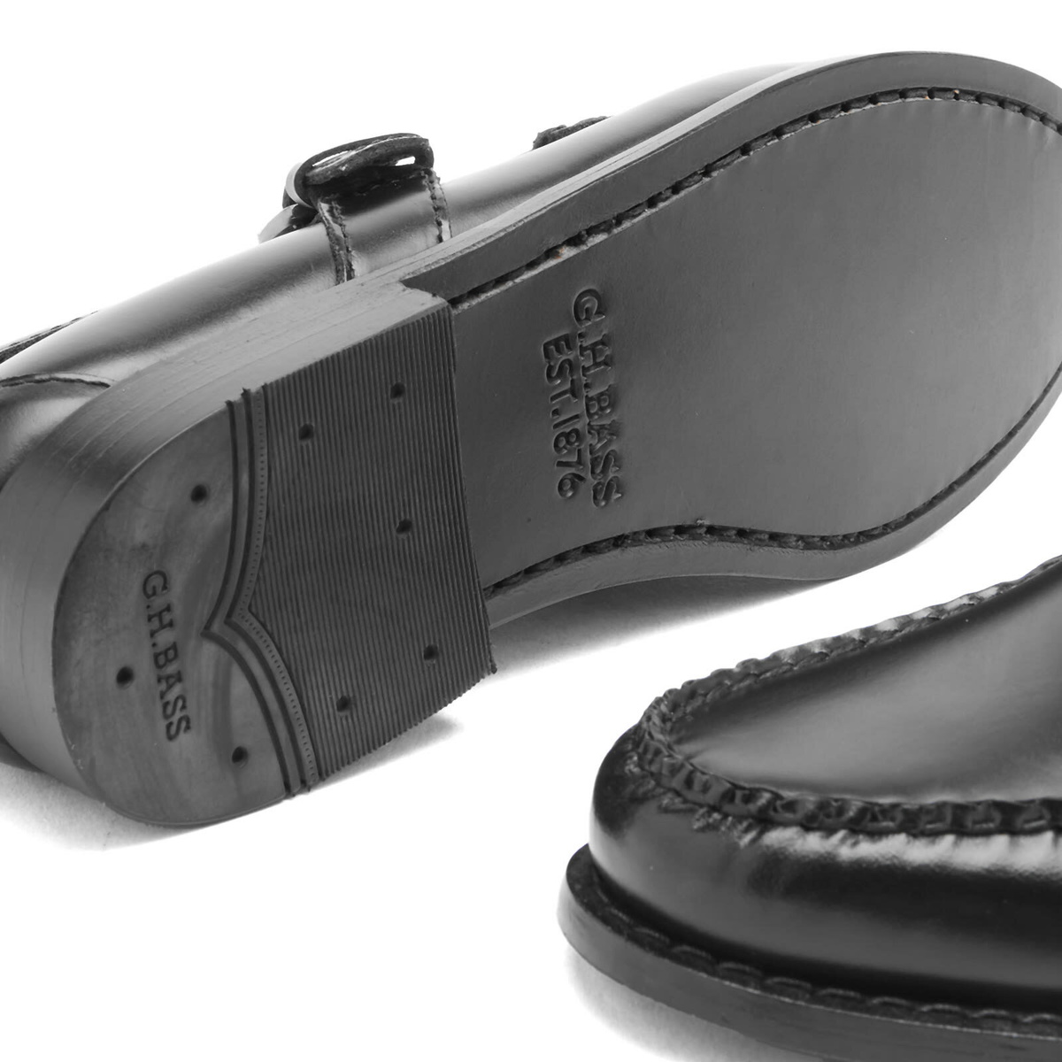 Bass Weejuns Women's Mary Jane in Black Leather