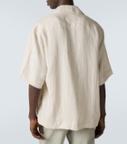 Kiton Linen bowling shirt