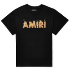 AMIRI - Logo-Print Cotton-Jersey T-Shirt - Black