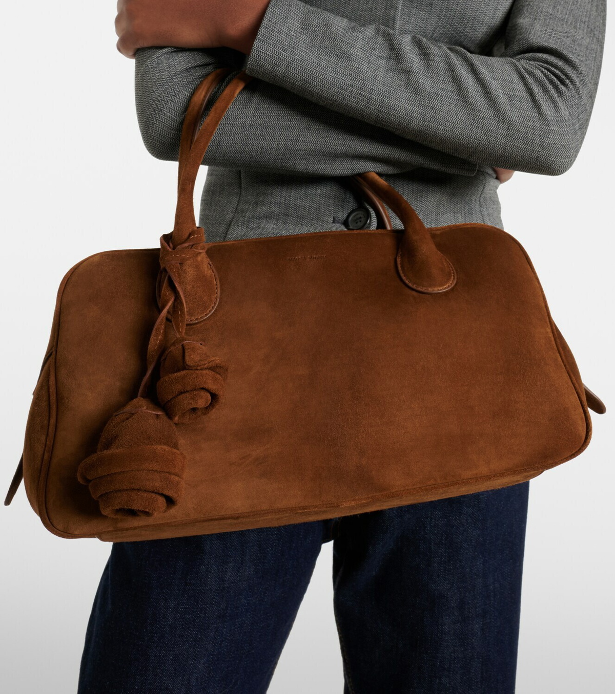 Magda Butrym Brigitte Large suede tote bag