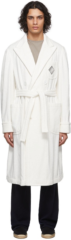 Photo: Ralph Lauren Purple Label SSENSE Exclusive White Terrycloth Robe