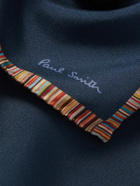 Paul Smith - Striped Silk-Twill Pocket Square