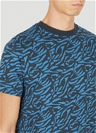 1960'S Jacquard T-Shirt in Blue