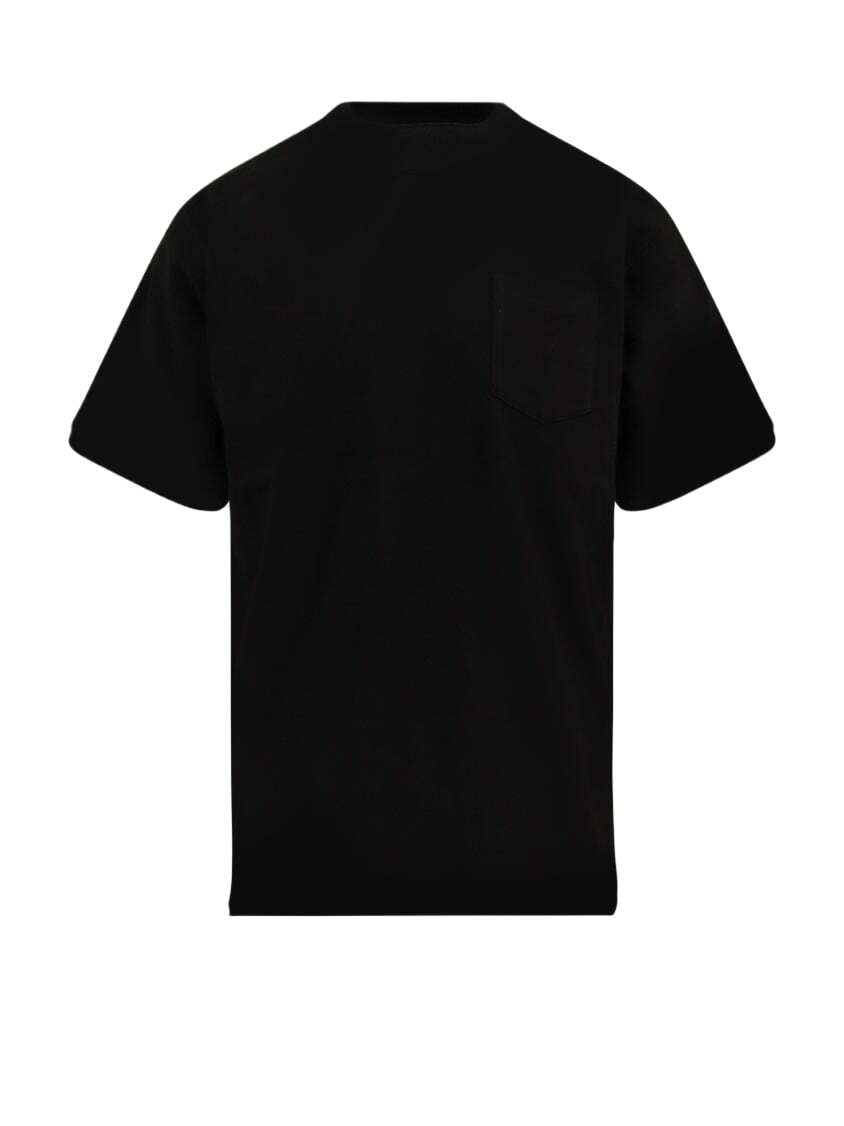 トップス wtaps SACAI Flock Print TEE BLACK XXL sacai Black WTAPS Edition Flock Print T-shirt Sacai