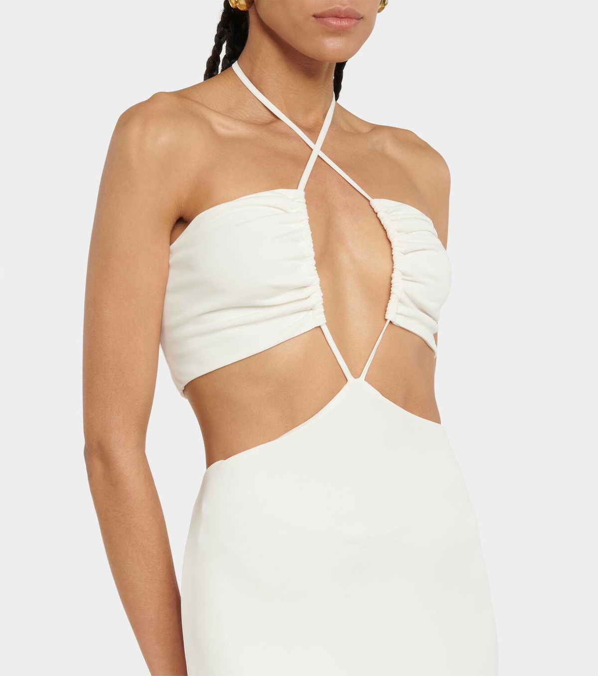 Zeynep Arçay Cutout jersey maxi dress