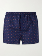 Derek Rose - Nelson 109 Printed Cotton Boxer Shorts - Blue