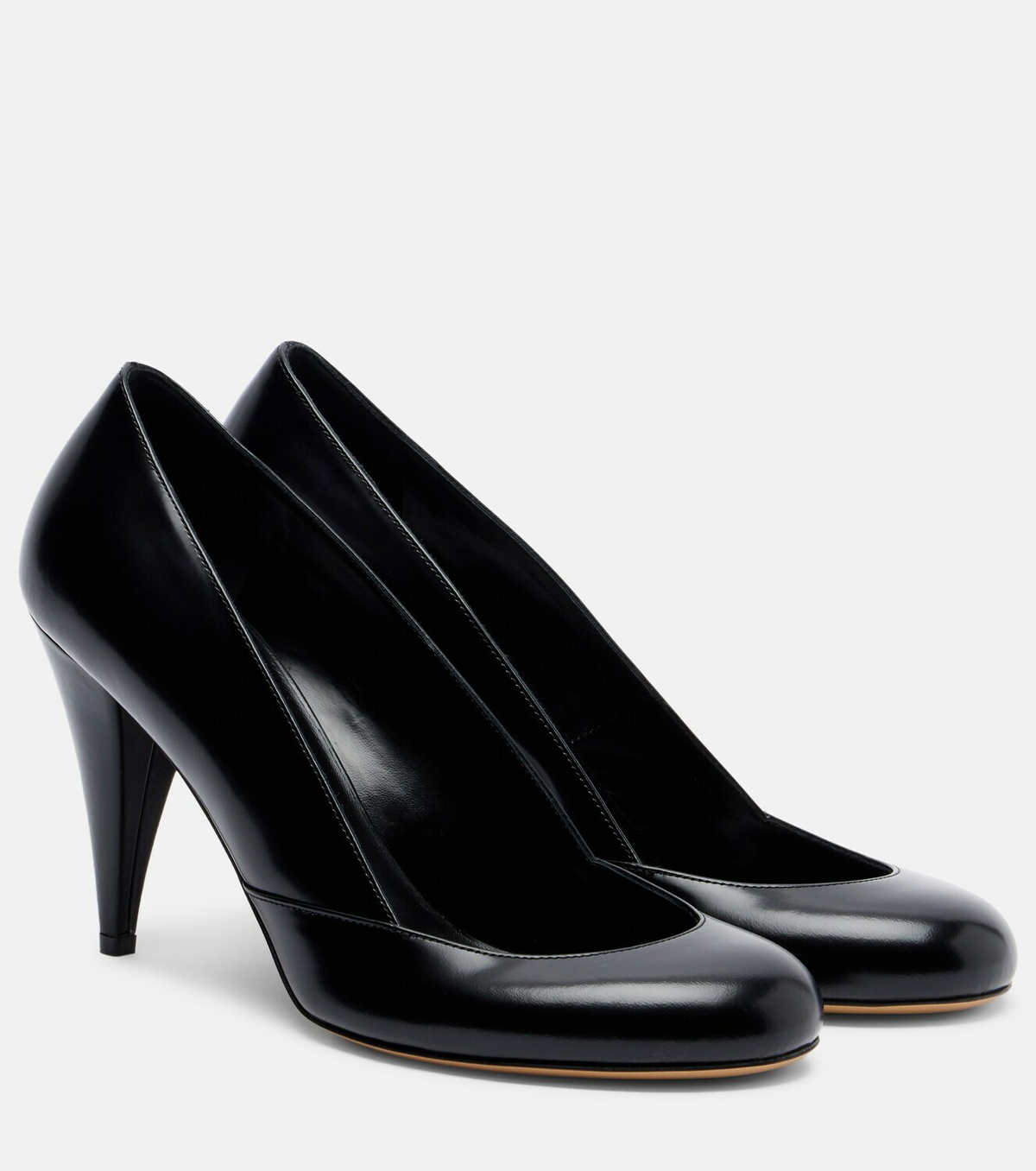 Le Monde Béryl x Kim Sion Sable 95 leather pumps