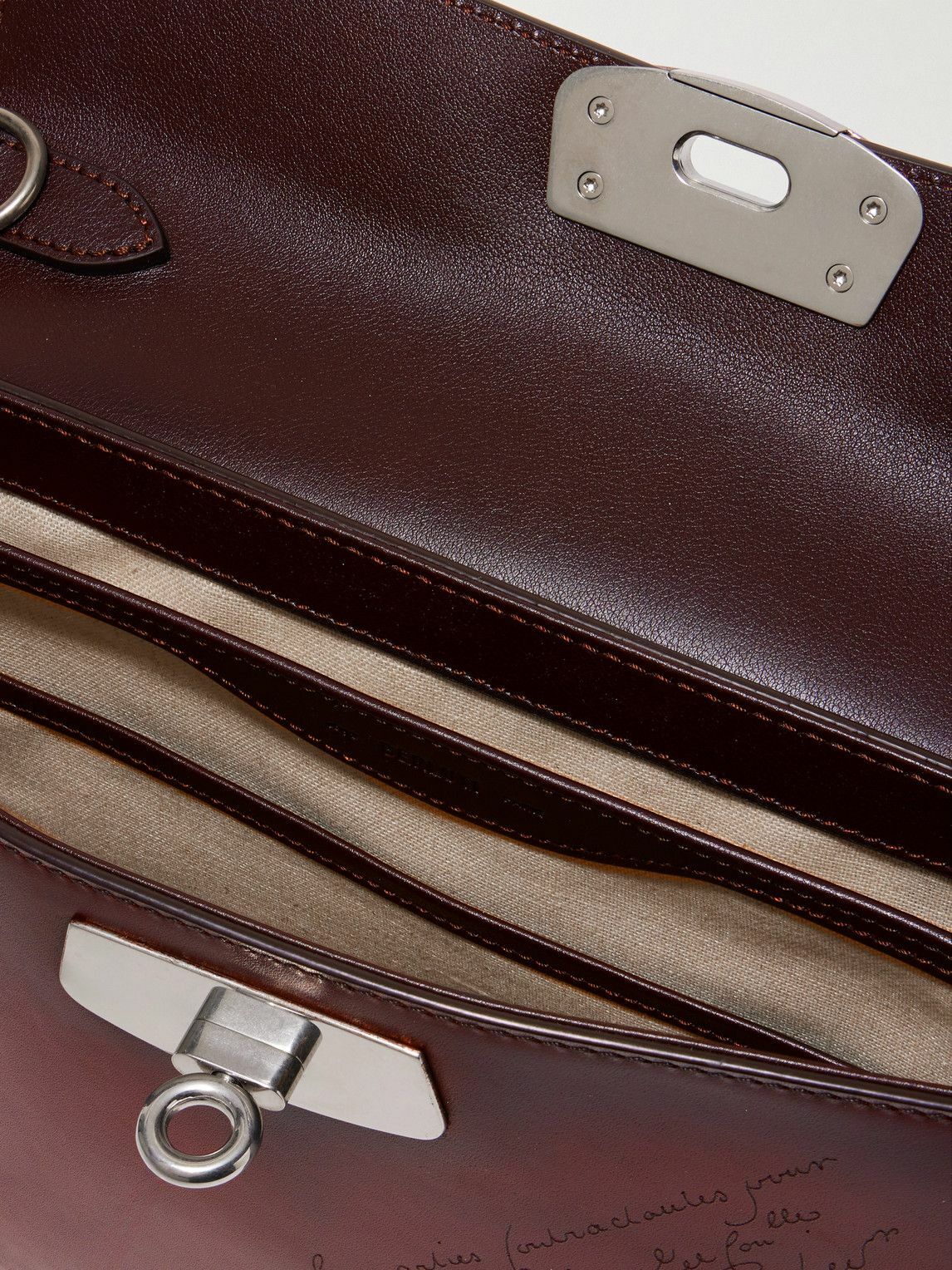 Berluti - E'Mio Scritto Venezia Leather Messenger Bag