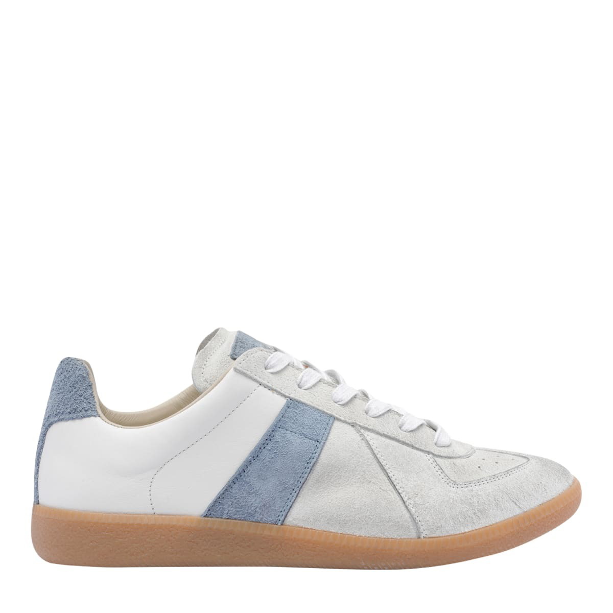 Maison Margiela Women's Replica Sneakers in White/Pewter