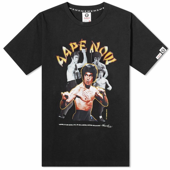 Photo: Men's AAPE x Bruce Lee By A Bathing Ape Boxy T-Shirt in Black