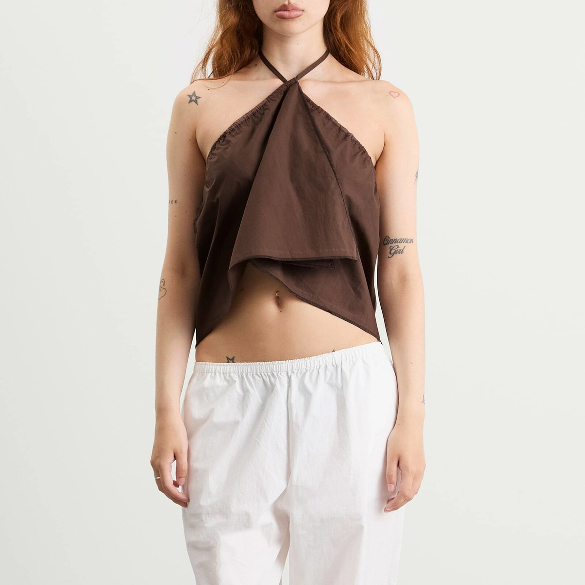 Deiji Studios Women's Napkin Top in Chocolate