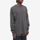 Stone Island Men's Long Sleeve Total Sleeve Logo T-Shirt in Charcoal