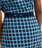 The Upside Clubhouse Reece checked cotton miniskirt