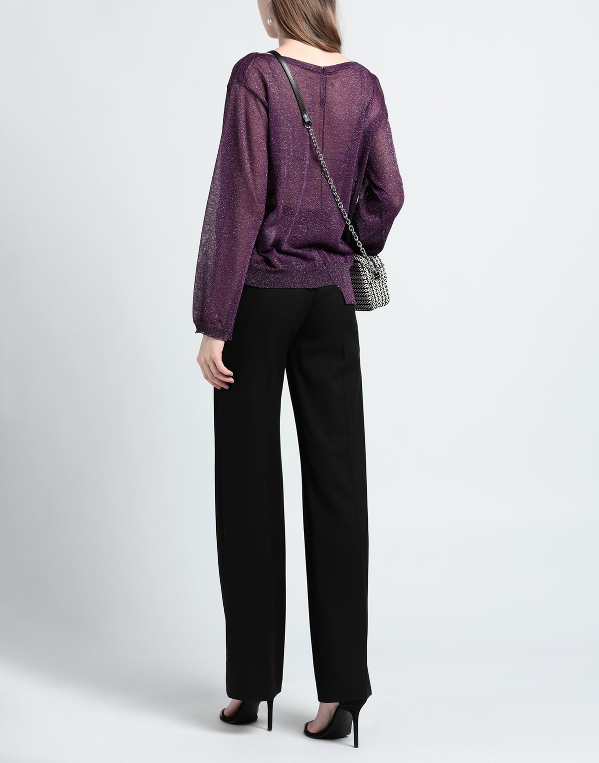 Manila Grace Womens Sweater Mauve