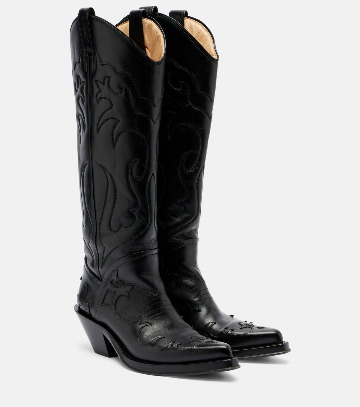 Gabriela Hearst Capitana leather cowboy boots