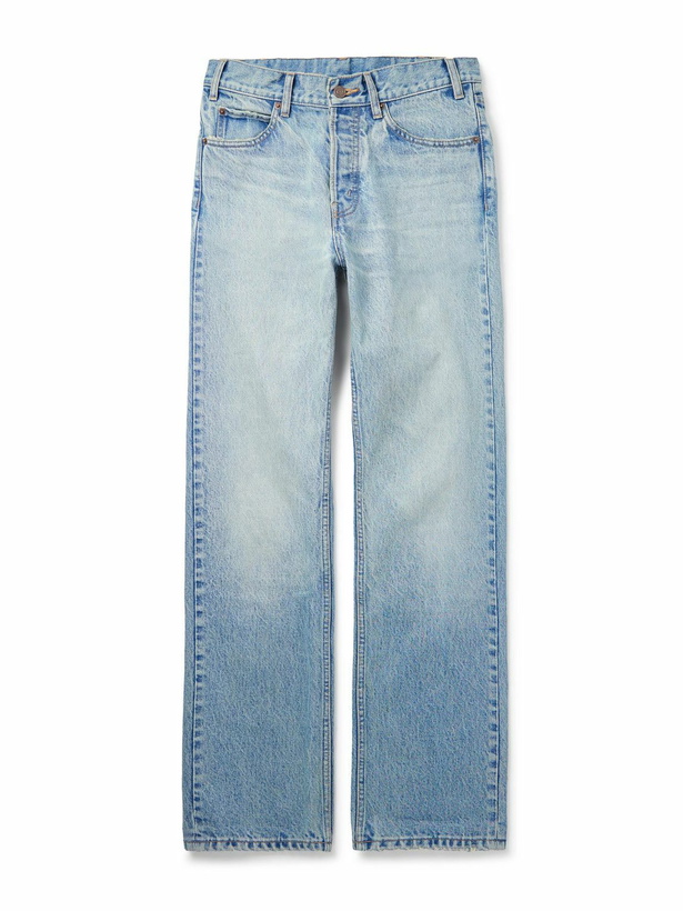 Photo: CELINE - Kurt Straight-Leg Distressed Jeans - Blue