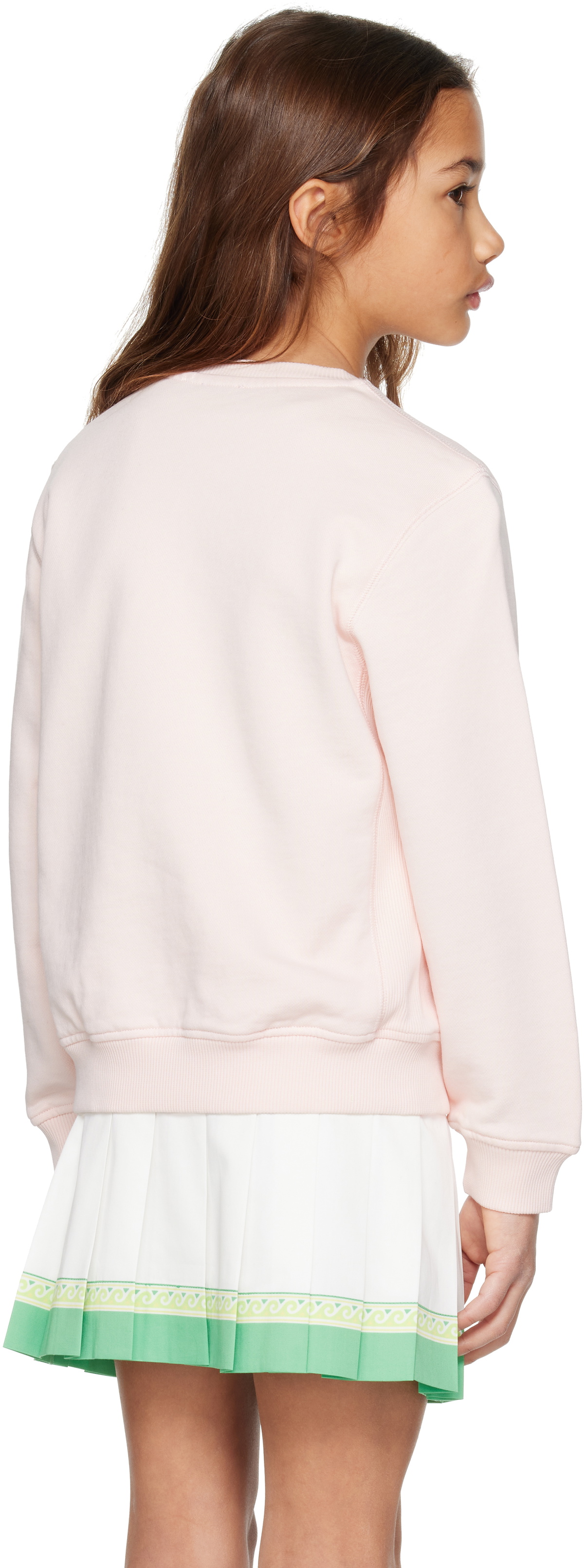 Casablanca Kids Pink Waves Sweatshirt