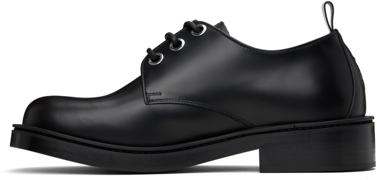 McQueen Black Trunk Lace Up Derbys
