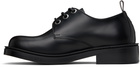 McQueen Black Trunk Lace Up Derbys