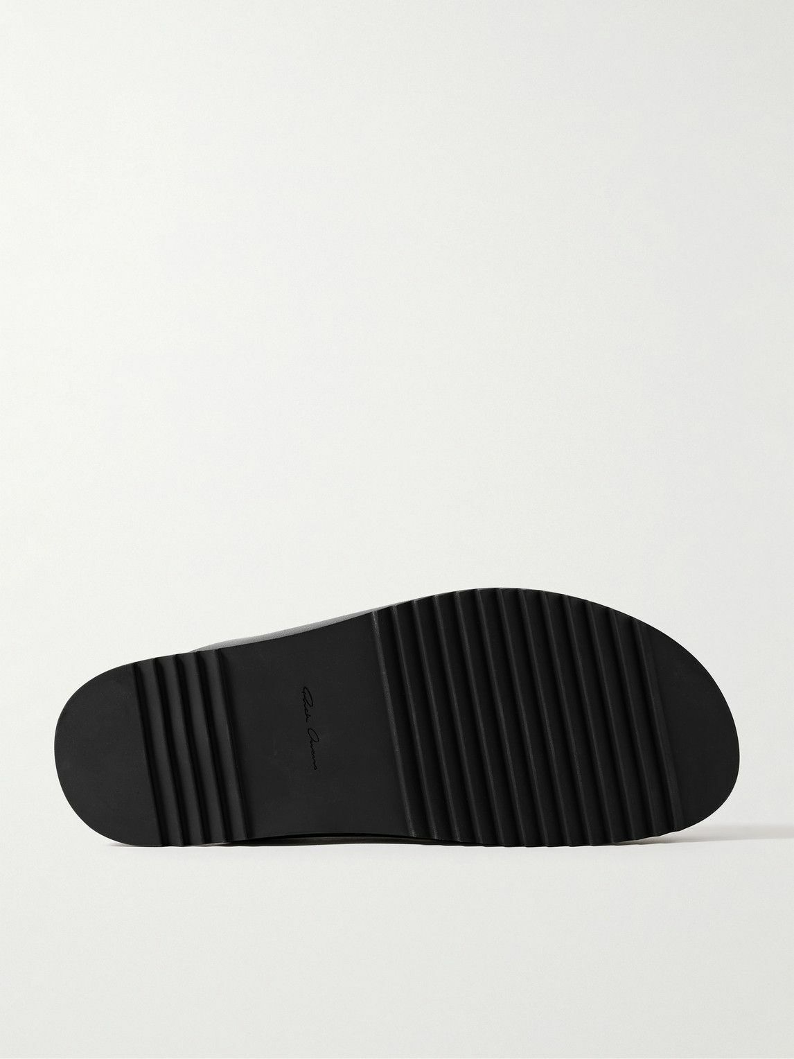 Rick Owens - Granola Leather Mules - Black