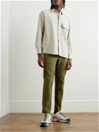 And Wander - Slim-Fit Straight-Leg Belted Thermolite and Shell Trousers - Green
