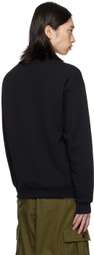 Moschino Black Printed-Logo Sweatshirt