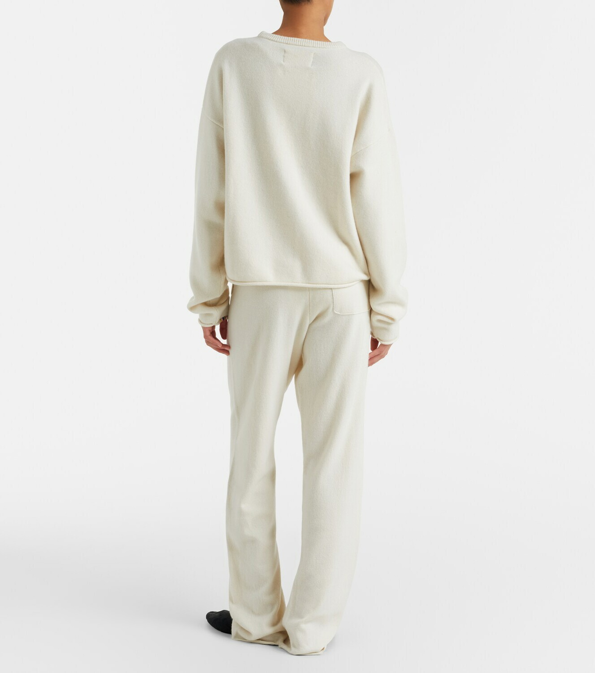 Extreme Cashmere N°320 Rush cashmere-blend straight pants