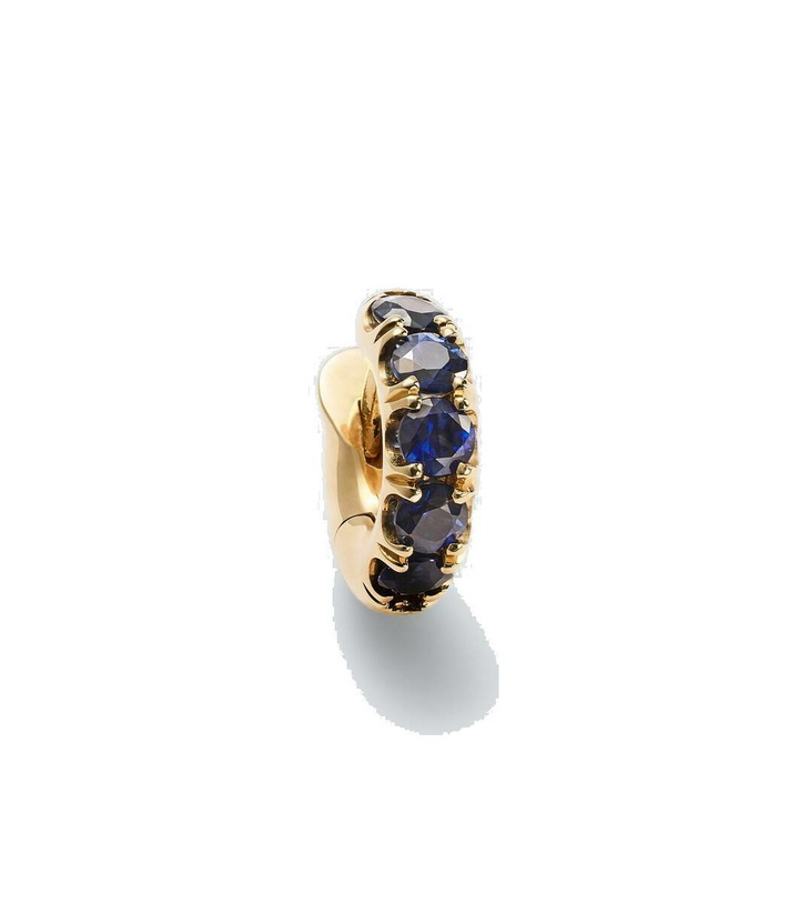 Photo: Spinelli Kilcollin Macro Mini 18kt gold earrings with sapphires